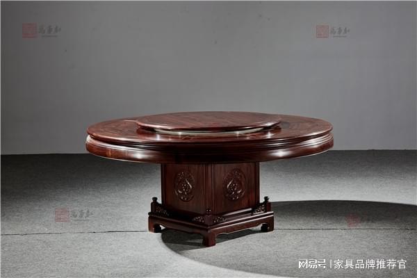 餐桌方圆之选：适配生活场景是关键不朽情缘微凹黄檀工厂·万事红红木(图4)